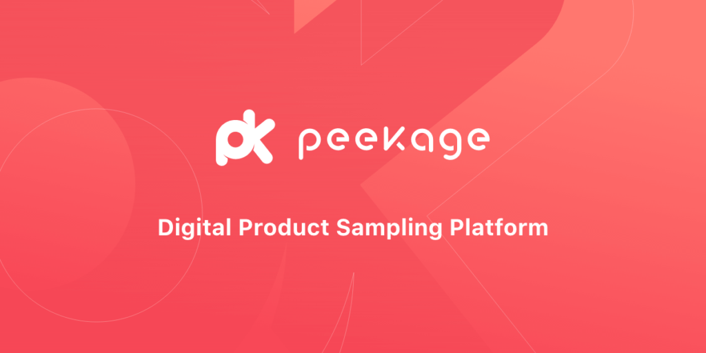 peekage digital product sampling platform