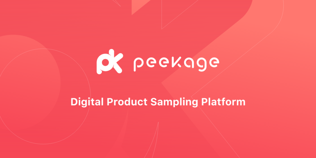 Peekage digital product sampling platform