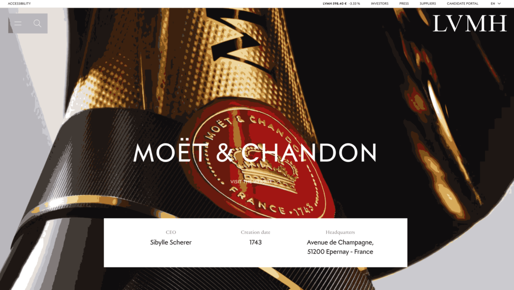 Moet and chandon example of Event-Based Sampling